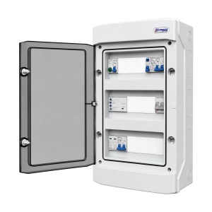 Tablou AC Fotovoltaic, 6 kW, Monofazat, Bypass, Monitorizare Fază, Descărcător AC, IP65, SCHRACK