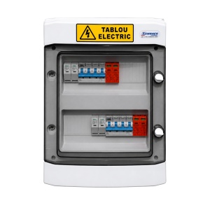 Tablou DC Fotovoltaic, 2 Stringuri, 1000V, 16A, Limitatoare Supratensiune, Presetupe, IP65 - Img 2