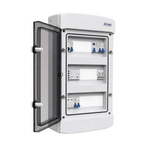 Tablou AC Fotovoltaic, 5 kW, Monofazat, Bypass, Monitorizare Fază, Descărcător AC, IP65, SCHRACK - Img 3
