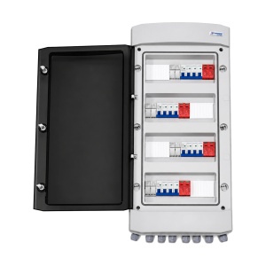 Tablou DC Fotovoltaic, 4 Stringuri, 800V, 16A, Limitatoare Supratensiune, Presetupe, IP65 - Img 2