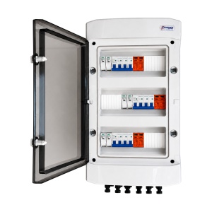 Tablou DC Fotovoltaic, 3 Stringuri, 800V, 16A, Limitatoare Supratensiune, MC4, IP65 - Img 2