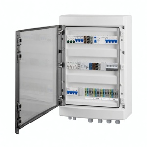 Tablou AC Fotovoltaic, 10 kW, Trifazat, Bypass, Monitorizare Faze, Descărcător AC, IP65, SCHRACK - Img 2