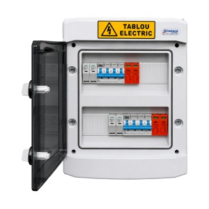 Tablou DC Fotovoltaic, 2 Stringuri, 1000V, 16A, Limitatoare Supratensiune, Presetupe, IP65 - Img 3