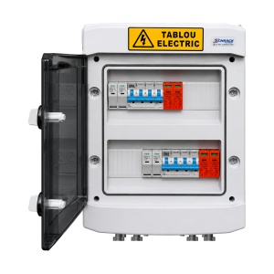 Tablou DC Fotovoltaic, 2 Stringuri, 800V, 16A, Limitatoare Supratensiune, Conectori MC4, IP65 - Img 3