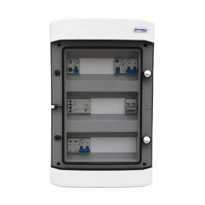 Tablou AC Fotovoltaic, 5 kW, Monofazat, Bypass, Monitorizare Fază, Descărcător AC, IP65, SCHRACK - Img 4