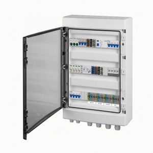 Tablou AC Fotovoltaic, 15 kW, Trifazat, Bypass, Monitorizare Faze, Descărcător AC, IP65, SCHRACK - Img 2