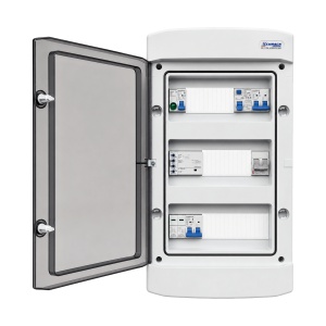 Tablou AC Fotovoltaic, 6 kW, Monofazat, Bypass, Monitorizare Fază, Descărcător AC, IP65, SCHRACK - Img 3