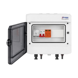 Tablou DC Fotovoltaic, 1 String, 500V, 16A, Limitator Supratensiune, MC4, IP65