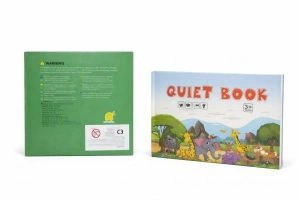 Carte educativa QUIET BOOK animale
