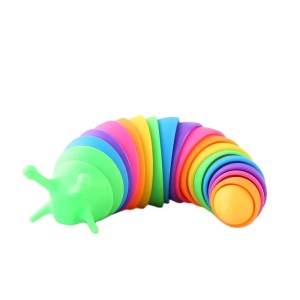 Jucarie Senzoriala,Fidget Toys, Omida Curcubeu, 18.6 cm,