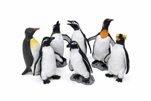 Set 6 figurine cu pinguini