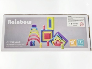 Set forme geometrice constructie Curcubeu - Img 2