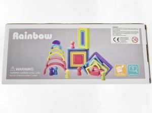 Set forme geometrice constructie Curcubeu - Img 2