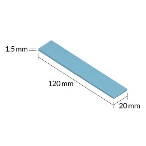 PAD termic ARCTIC TP-3 120x20mm, 1.5mm - 4 Pack - Img 3