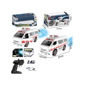 Ambulanta cu telecomanda la scara 1:16 pentru copii