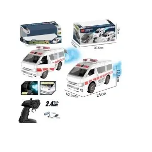 Ambulanta cu telecomanda la scara 1:16 pentru copii