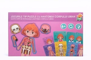 Joc puzzle anatomia corpului uman fete Tonic