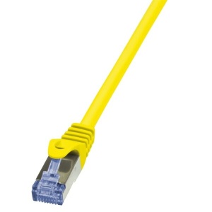 Patch cord S/FTP Logilink Cat6a 10m galben