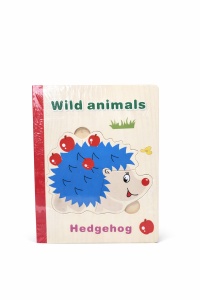 Puzzle carte lemn animale