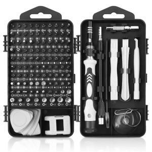 Set Trusa Surubelnite de Precizie 115 in 1 pentru electronice, telefon