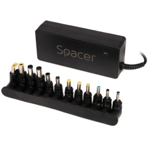 Alimentator Notebook Universal AC-DC, SPACER, 90W ,12 tipuri de mufe, DC15/16/19/19.5/20V,