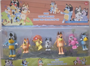 Set 7 figurine Bluey