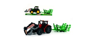 Tractor agricol cu cupa si grapa cu discuri 46cm