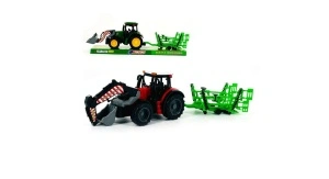 Tractor agricol cu cupa si grapa cu discuri 46cm