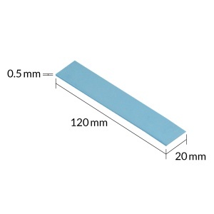 PAD termic ARCTIC TP-3 120x20mm, 0.5mm - 4 Pack - Img 3