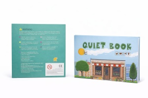 Carte educativa QUIET BOOK fructe si legume