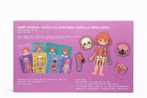 Joc puzzle anatomia corpului uman fete Tonic - Img 2