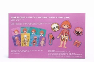 Joc puzzle anatomia corpului uman fete Tonic - Img 2