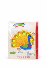 Puzzle carte lemn animale - Img 2