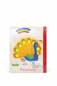 Puzzle carte lemn animale - Img 2