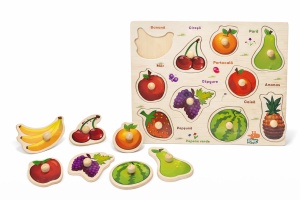 Puzzle lemn fructe TONIC