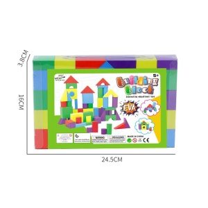 Set Blocuri de Constructie din Spuma EVA, 29 de Piese, 24.5x16x3.7 cm, - Img 3