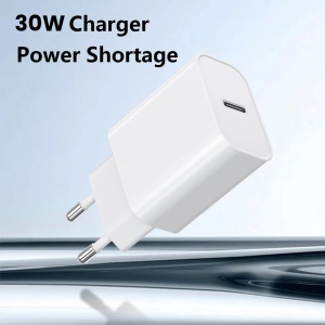 Alimentator FastCharging 30w, cu cablu USB Type-C la USB Type-C 1m, alb - Img 3