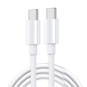 Cablu alimentare si date, FastCharge, USB Type-C la USB Type-C 65W, 2m alb