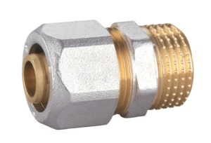 Conector 16x1/2" filet exterior PP-R1612M
