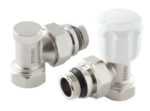 SET ROBINETI TUR/RETUR COLTAR 1/2" PENTRU RADIATOR ZGYU2