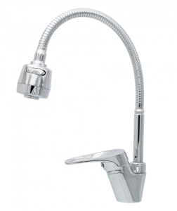 Baterie bucatarie, pipa flexibila, doua functii, eco, ER-F408