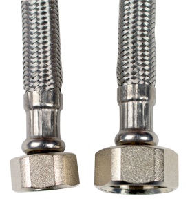 Racord ranforsat cu inox 30cm 1/2x3/8"FF - Img 2