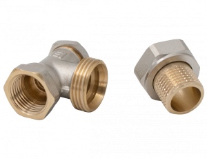 Set robineti radiator tur/retur 1/2"MF - Img 4