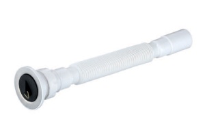 Ventil cu dop + sifon flexibil pentru chiuveta 1.1/2"(40)