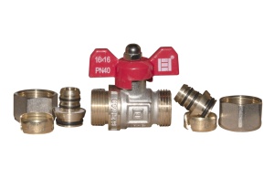 Robinet fluture pentru pexal 16x16, RB-D1616 - Img 3