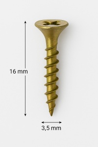 SURUB PAL SI LEMN CAP INECAT 3,5 X 16MM (1000 BUC)
