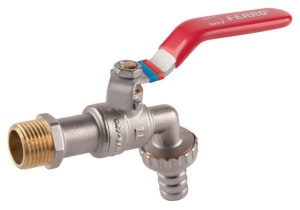 ROBINET DUBLU SERVICIU, PN10, 1/2" 3/4" F-COMFORT KCN1 X15