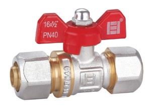 Robinet fluture pentru pexal 16x16, RB-D1616