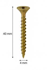 SURUB PAL SI LEMN 4*40 CAP INECAT (1000BUC/ CUT)