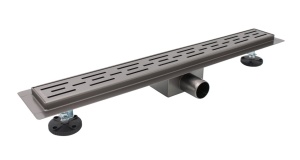 Rigola din inox CLASSIC GRAY 400x70 - Img 3